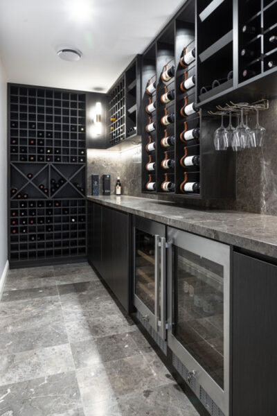 modern wine cellar